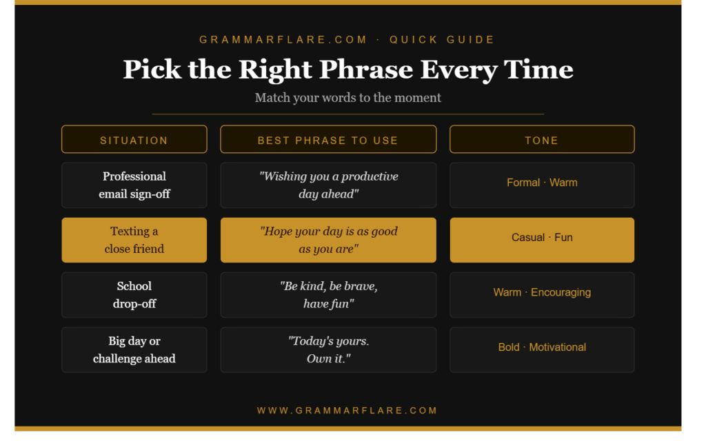How to Pick the Right Phrase