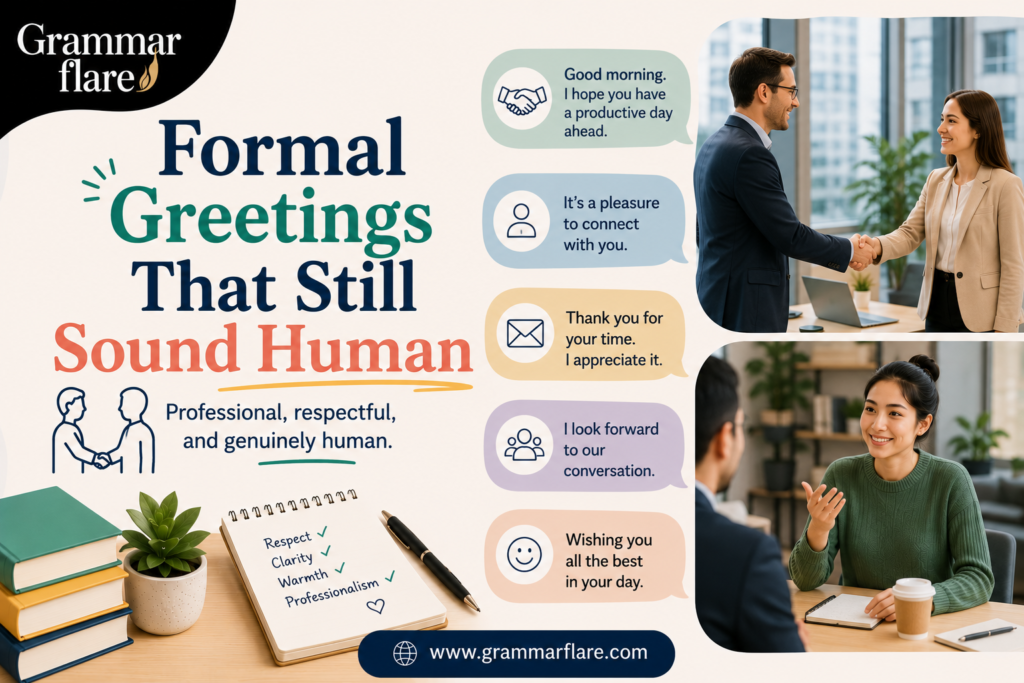 Formal Greetings That Still Sound Human