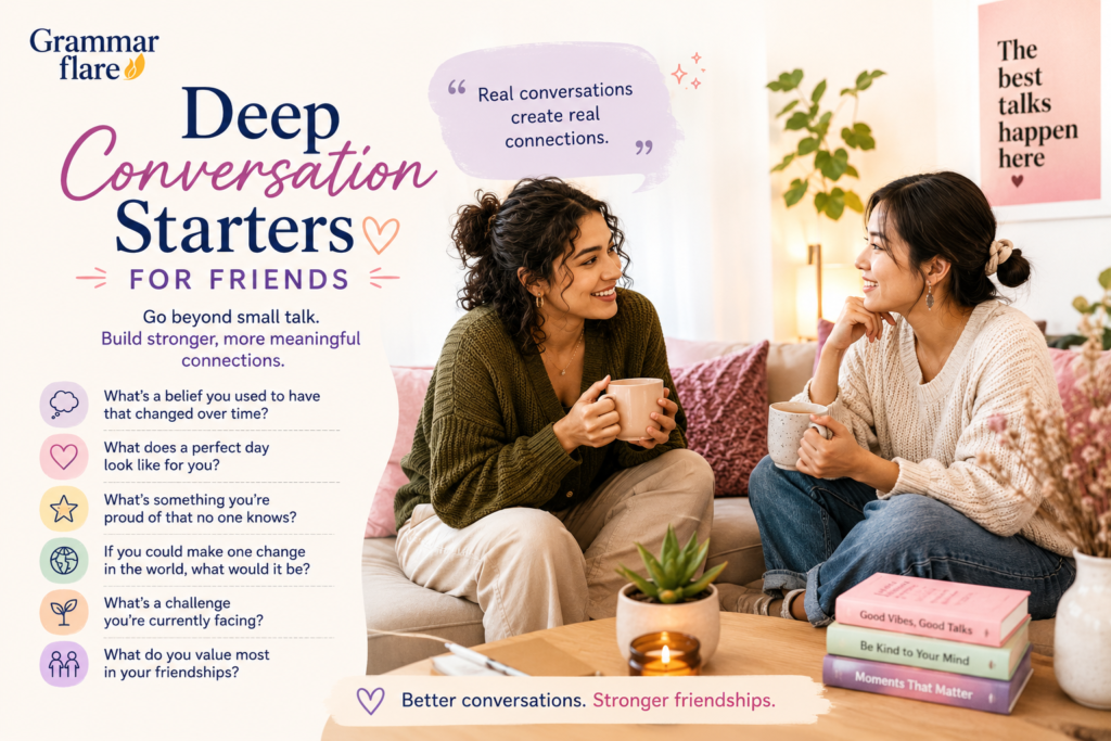 Deep Conversation Starters for Friends