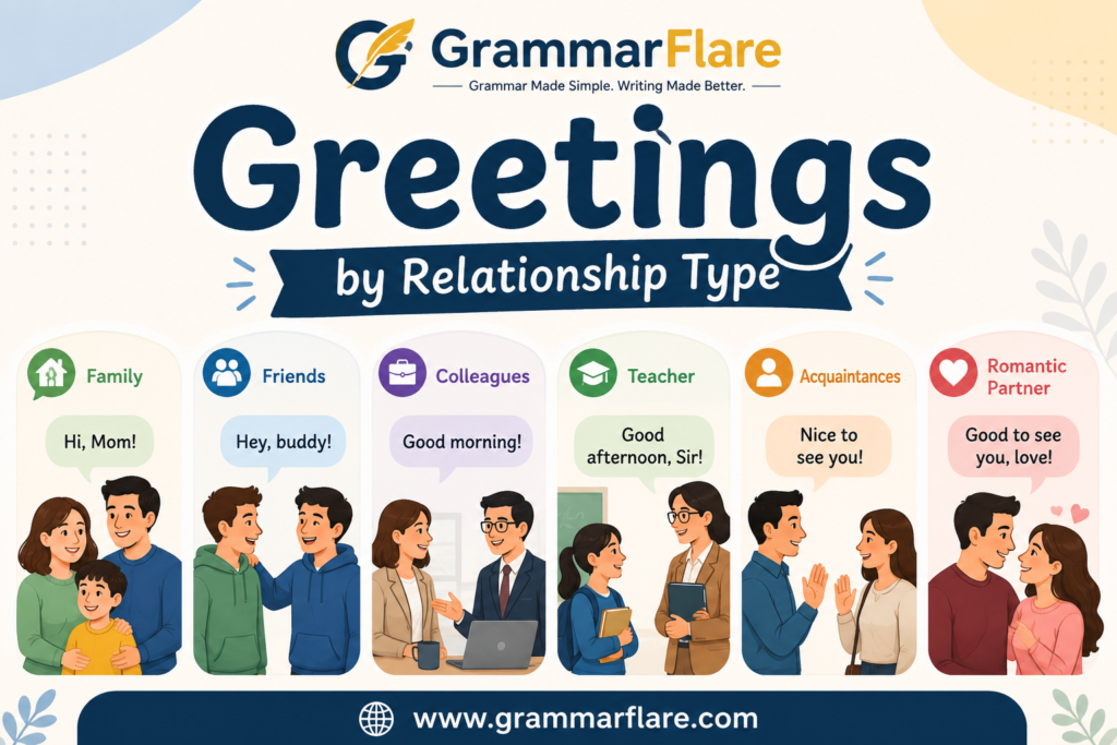 Greetings by Relationship Type