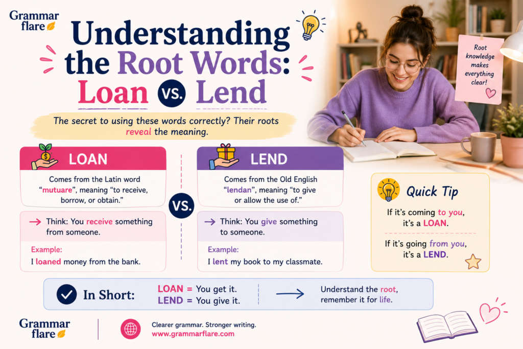 Understanding the Root Words: Loan vs. Lend