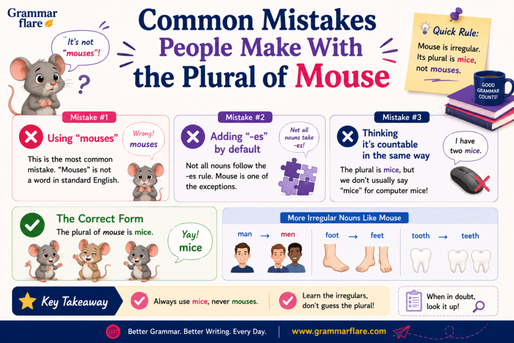 Common Mistakes People Make With the Plural of Mouse