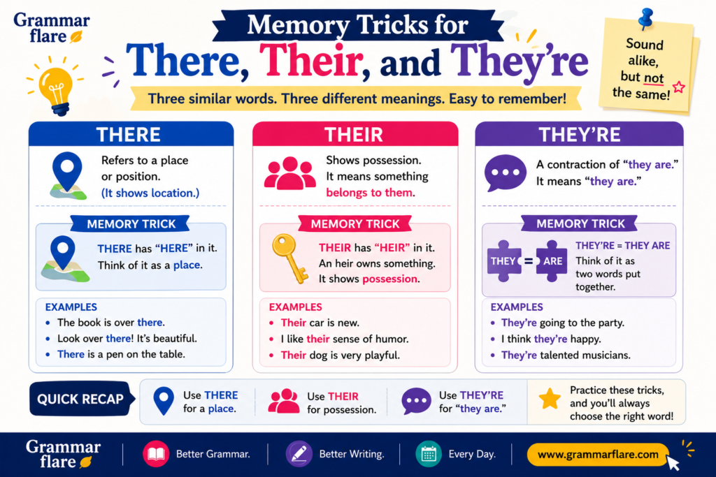 Memory Tricks for There, Their, and They're