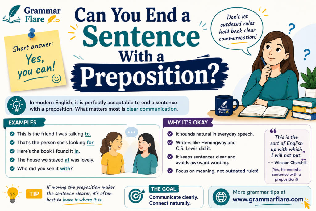 Can You End a Sentence With a Preposition?