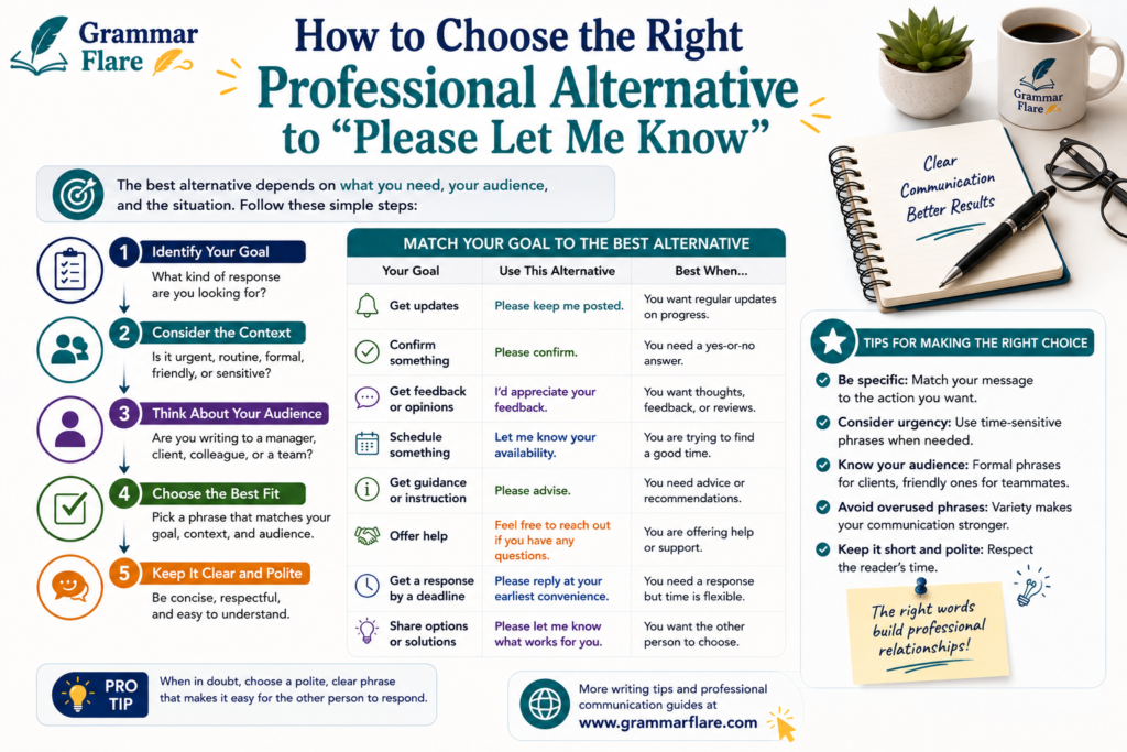 How to Choose the Right Professional Alternative to Please Let Me Know