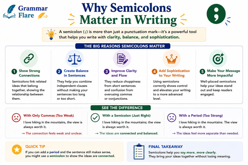 Why Semicolons Matter in Writing