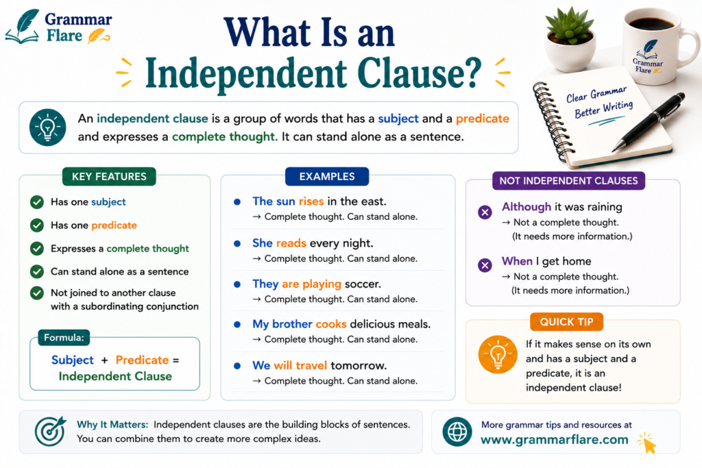 What Is an Independent Clause?